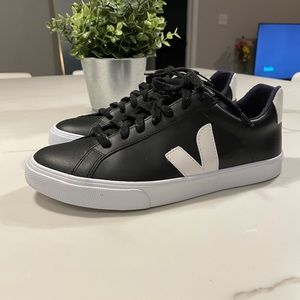 Veja classic black lace sneakers